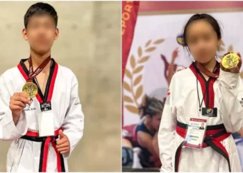 Derecha: Romina López Maldonado, oro en -39 kilogramos de la categoría 2016-2015. Izquierda: Alonso Rodríguez Sánchez, oro en la categoría cadete de 53 kilogramos.