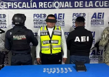 Detenido en San Juan Bautista Valle Nacional por narcomenudeo y aseguramiento de droga
