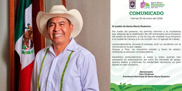Edil de Huatulco sufre volcadura y queda fuera de peligro