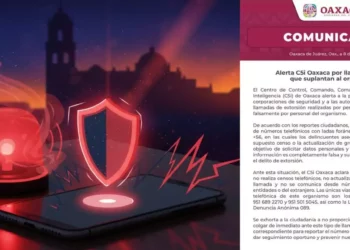 Alertan por llamadas falsas que suplantan al C5i Oaxaca: extorsionadores operan con ladas foráneas