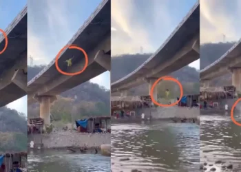 IMÁGENES | Video viral muestra peligroso lanzamiento desde puente en Barra de Copalita