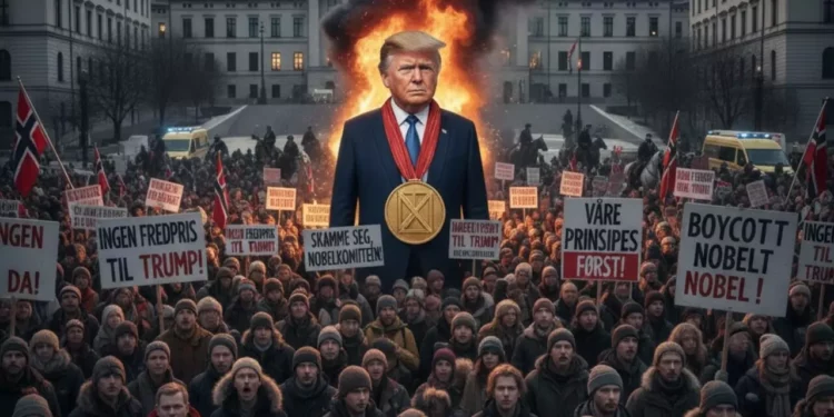 Escándalo Nobel: Noruega estalla por entrega de medalla de la paz a Donald Trump