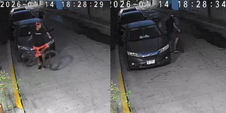 VIDEO | Impunidad en calles de Salina Cruz: roban bicicleta y nadie interviene