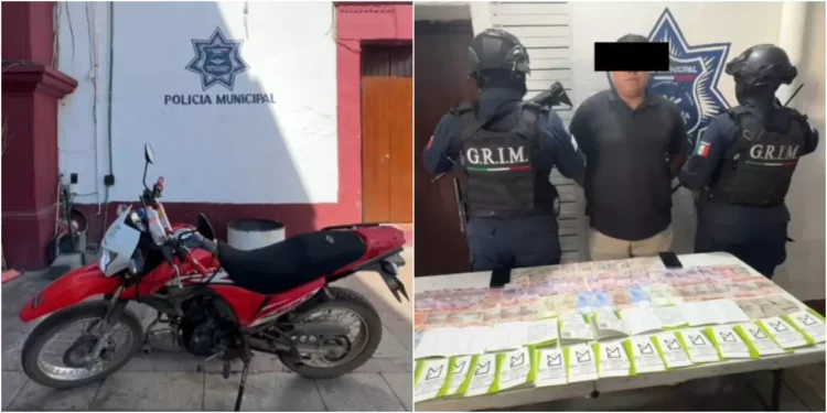 Melvin Jared G. R., de 24 años, adoptó una actitud agresiva y trató de impedir la revisión.
