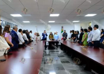 Foto: Congreso de Oaxaca // La 66 legislatura recibió la propuesta del municipio de quitas a contribuciones.