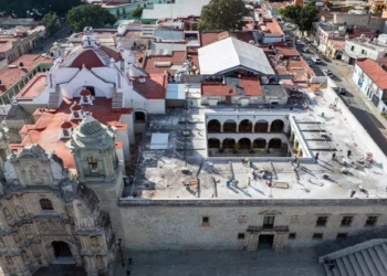 Foto: cortesía // Van retrasados los trabajos de restauración del Palacio Municipal capitalino.