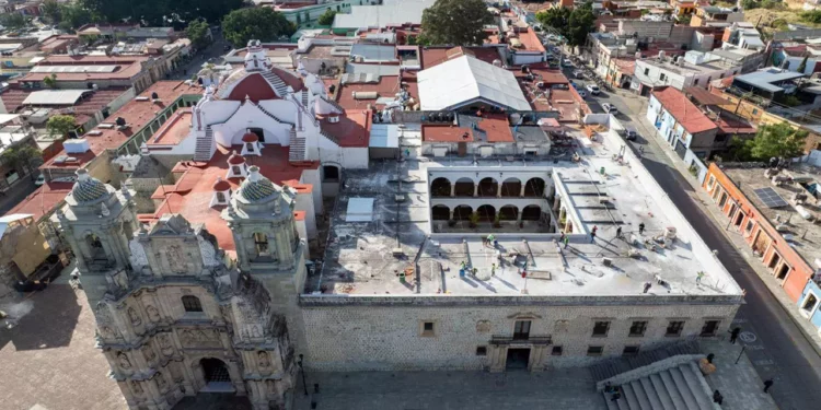 Foto: cortesía // Van retrasados los trabajos de restauración del Palacio Municipal capitalino.