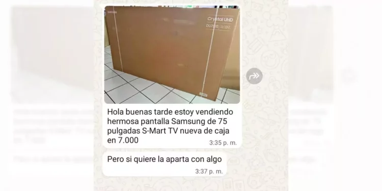 Hackean la cuenta de WhatsApp para ofrecer productos “baratos” y luego estafar a posibles compradores.