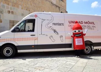Foto: cortesía // Unidad móvil de Coesida para realizar pruebas rápidas de VIH.