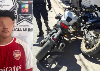 El sujeto y la motocicleta fueron asegurados para las investigaciones correspondientes.