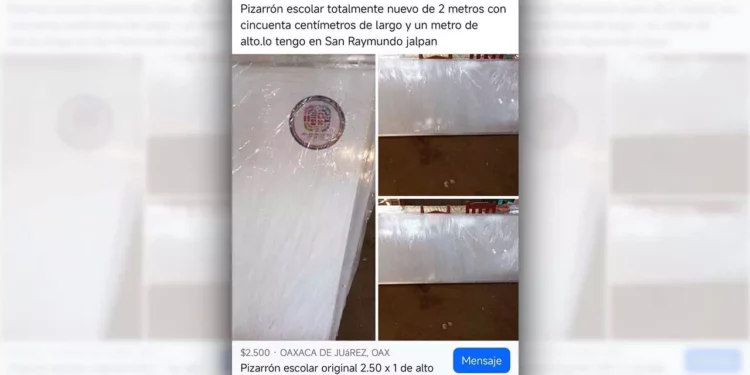 Presunto mercado negro con insumos y material escolar de Iocifed