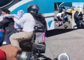 VIDEO | Casi tragedia en Oaxaca: ¿Qué tan seguros estamos en las calles? Elemento de la PABIC y acompañantes arrollados por urbano