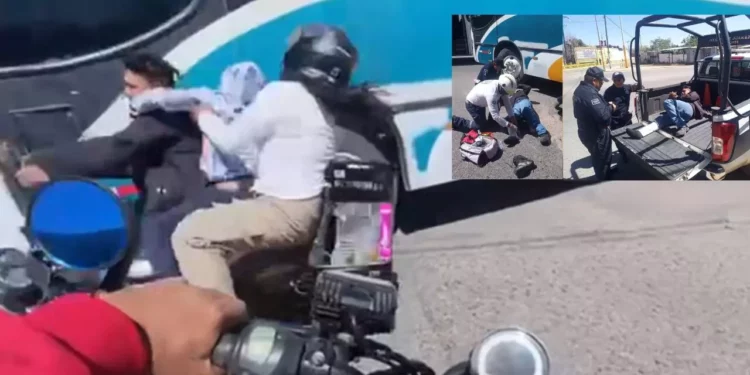 VIDEO | Casi tragedia en Oaxaca: ¿Qué tan seguros estamos en las calles? Elemento de la PABIC y acompañantes arrollados por urbano