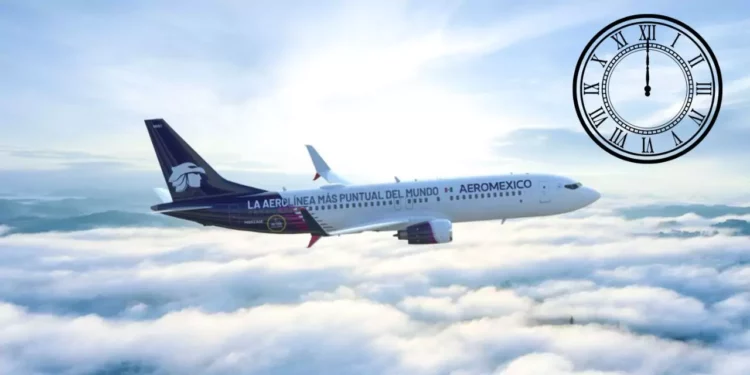 Aeroméxico vuelve a ser la aerolínea más puntual del mundo en 2025, según Cirium