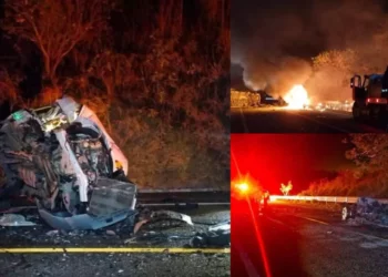 VIDEO | Infierno en la autopista a la Costa: choque, fuego y muerte en el km 95