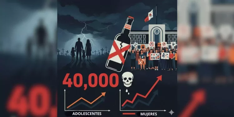 ¡Alerta en México! 40 mil muertes anuales por alcohol impulsan urgente política nacional
