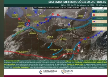 Frente frío 33 avanza hacia Oaxaca y traerá heladas, vientos fuertes y oleaje elevado