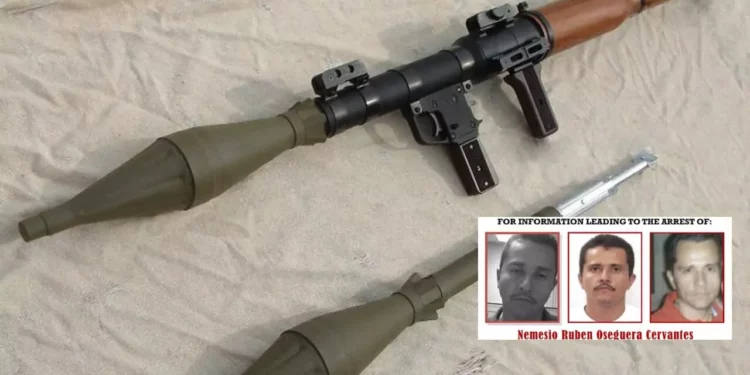 El Mencho tenía lanzacohetes y armas de guerra al ser abatido en Tapalpa