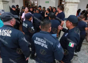 Foto: Adrián Gaytán // Corta respuesta para integrar la policía municipal.
