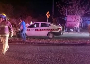 Daños materiales dejó el accidente.