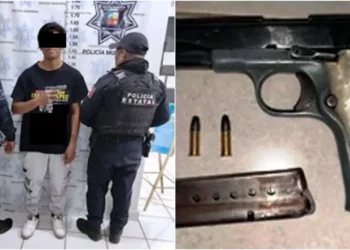 El hombre de 30 años fue asegurado mediante un recorrido de seguridad.