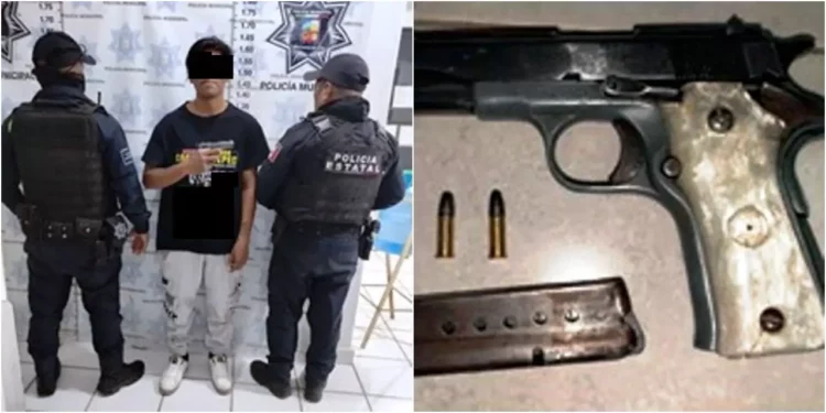 El hombre de 30 años fue asegurado mediante un recorrido de seguridad.