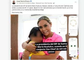 Esposa del edil de Huatulco, con joyas por 441 mil pesos