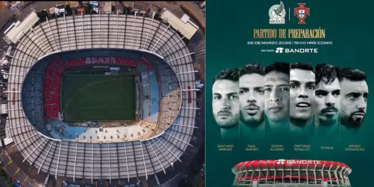 ¿Peligra el México vs. Portugal? La remodelación del Estadio Azteca genera dudas para recibir a CR7