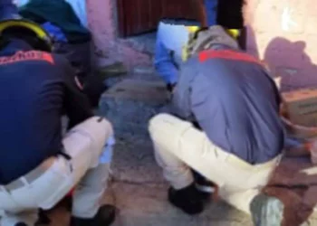 Fue trasladada al área de urgencias del Hospital General Pilar Sánchez Villavicencio.