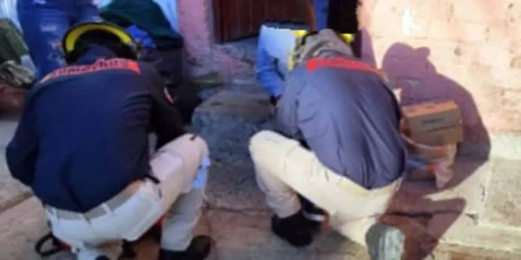 Fue trasladada al área de urgencias del Hospital General Pilar Sánchez Villavicencio.