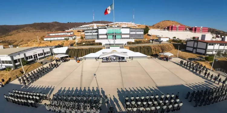 Foto: Gobierno de Oaxaca // Instalaciones de la Guardia Nacional.