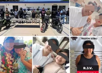 Las personas detenidas quedaron a disposición de la autoridad competente.