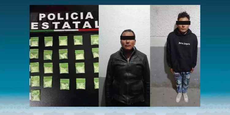 Les hallaron 21 bolsitas con droga conocida como crista.