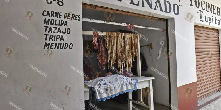 Foto: Archivo El Imparcial // Las carnes de cerdo y de res impulsaron la espiral inflacionaria en Oaxaca.