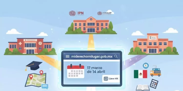 ¿Cuándo y cómo es el registro de Mi Derecho, Mi Lugar 2026 para el Bachillerato en el Valle de México?
