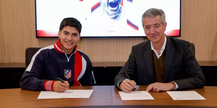 Obed Vargas, nuevo refuerzo mexicano del Atlético de Madrid