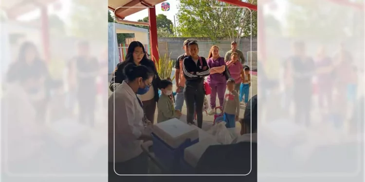 Foto: SSO // Orientación para atención al sarampión en El Espinal.
