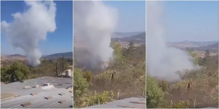 Cuatro lesionados deja explosión de polvorín en San Andrés Andúa