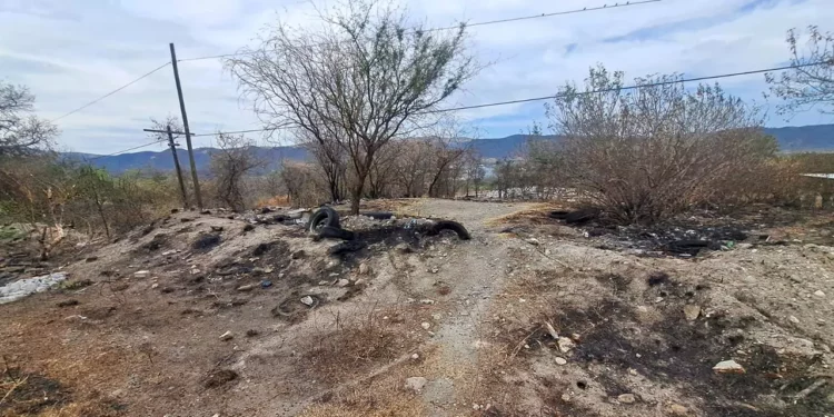 Respecto al basurero clandestino, detallaron que este se ha incendiado en varias ocasiones.