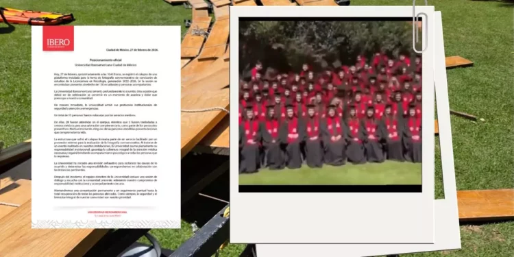 La Ibero asume responsabilidad tras colapso de gradas en Campus Santa Fe: Esto pasará con los alumnos afectados