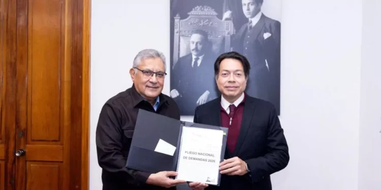 SNTE presenta su pliego nacional de demandas 2026 a la SEP
