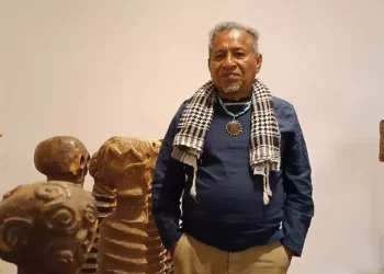 Foto: Lisbeth Mejía Reyes // Su exposición "Xu Ro'/Terremoto", que inaugura el 6 de febrero en el Centro Cultural San Pablo.