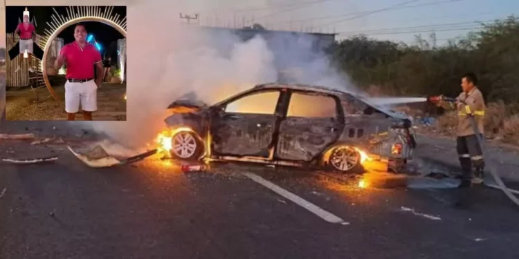 ¡Tragedia en la Transístmica! Identifican a automovilista fallecido tras incendio de su vehículo