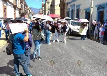 Foto: Jesús Santiago // Una representación de trabajadores decidió movilizarse este miércoles.