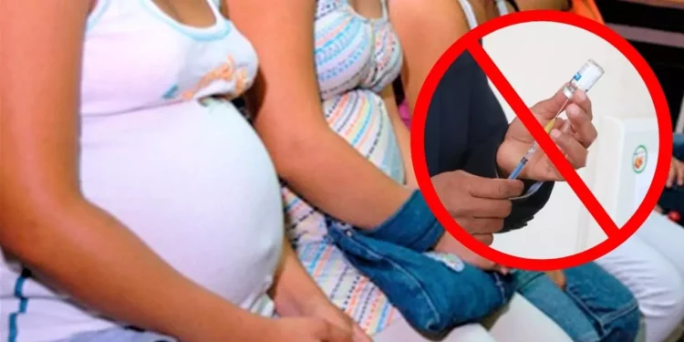 ¿Por qué las mujeres embarazadas no pueden vacunarse contra el sarampión?