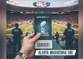 ¡Aguas con el ICE! Alerta SRE a mexicanos que acudan al Super Bowl por posibles redadas migratorias