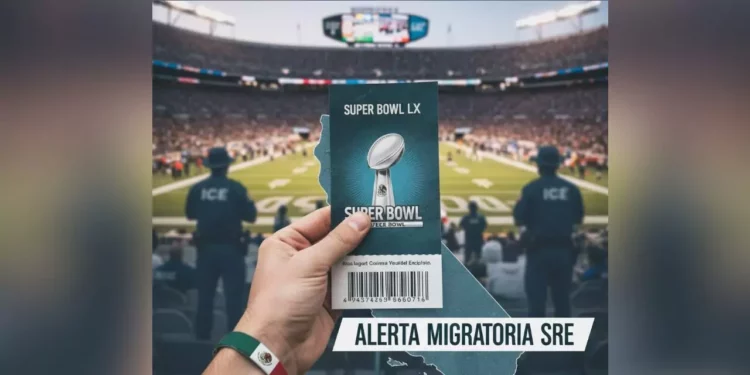 ¡Aguas con el ICE! Alerta SRE a mexicanos que acudan al Super Bowl por posibles redadas migratorias