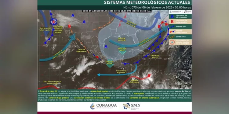 Norte intenso y heladas ponen en alerta a Oaxaca