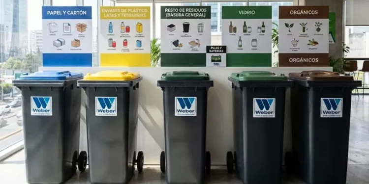 ¿Cómo montar una estación de reciclaje en un espacio cerrado?
