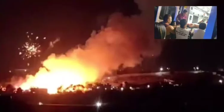 Tras penosa agonía muere hombre por la explosión en bodega de pirotecnia en Guelache